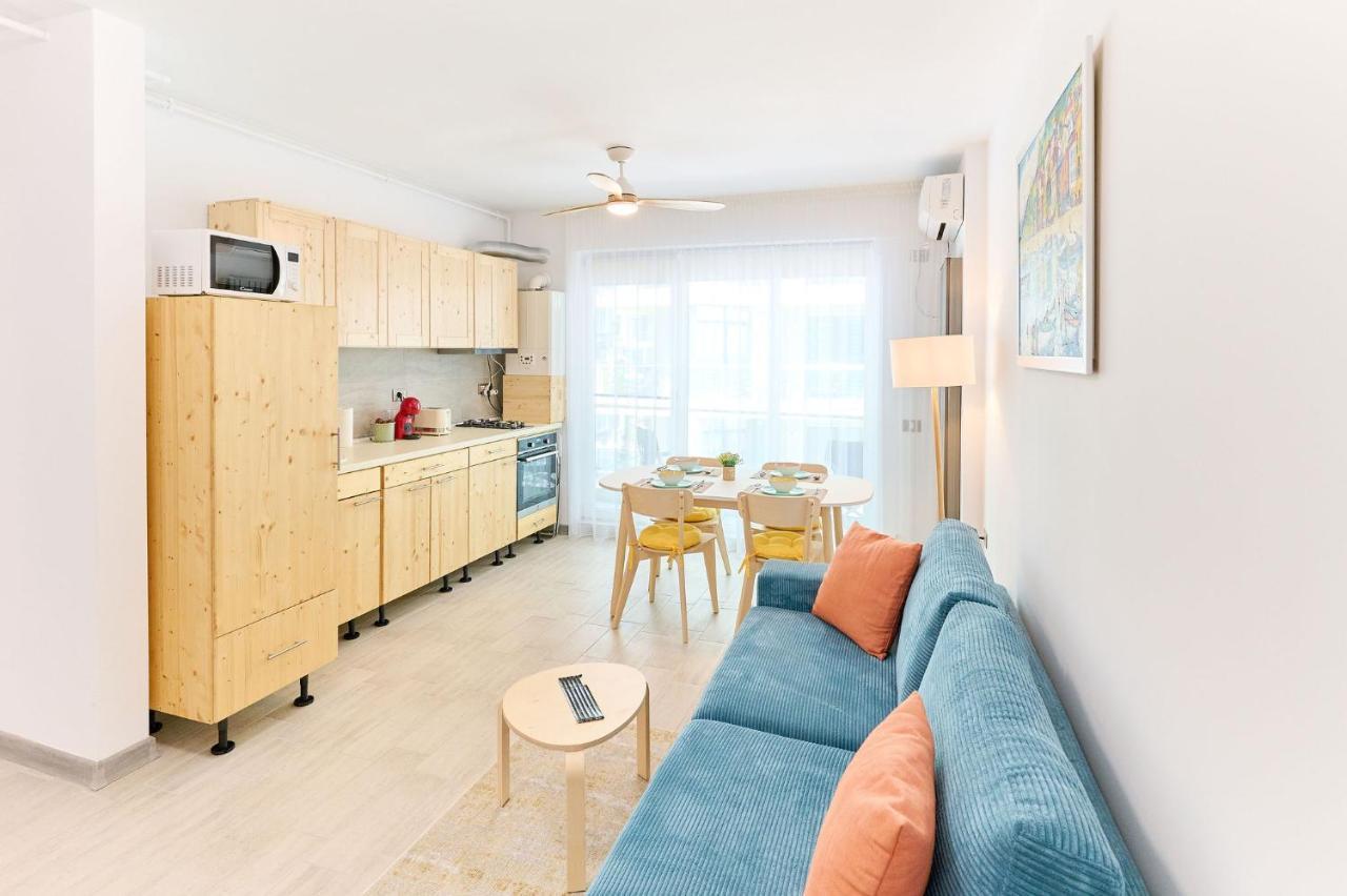 Blacksearama Apartment- Spa, Pools And Parking Mamaia Ngoại thất bức ảnh