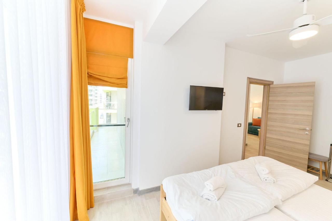 Blacksearama Apartment- Spa, Pools And Parking Mamaia Ngoại thất bức ảnh